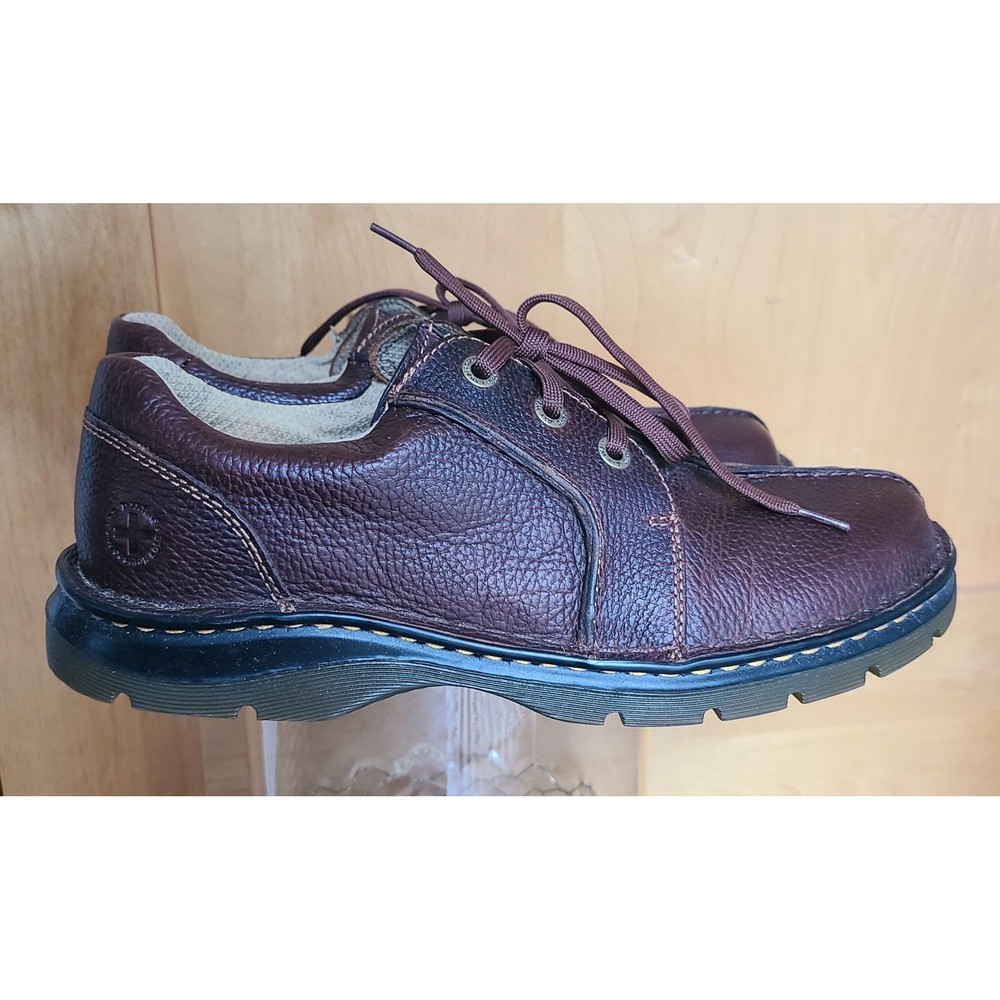 Dr. Martens‎ Ripley Leather Split Toe 3 Eye Casual Comfort Doc Oxfords Brown